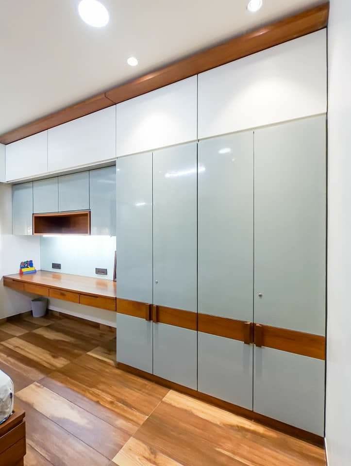 Plywood material and fabrication work at KGN Interior Factory