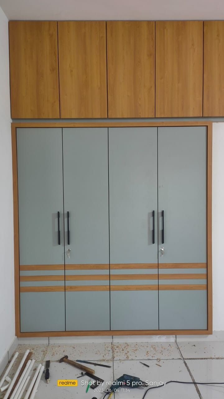 Plywood material and fabrication work at KGN Interior Factory